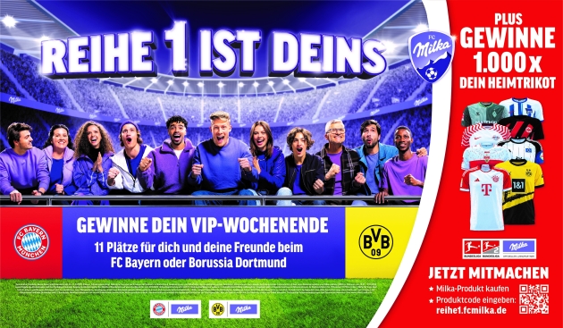 Mondelez baut Fußball-Sponsoring aus - Mondelez International arbeitet 2024 neben der DFL auch mit dem FC Bayern München und Borussia Dortmund zusammen - Quelle: Mondelez International
